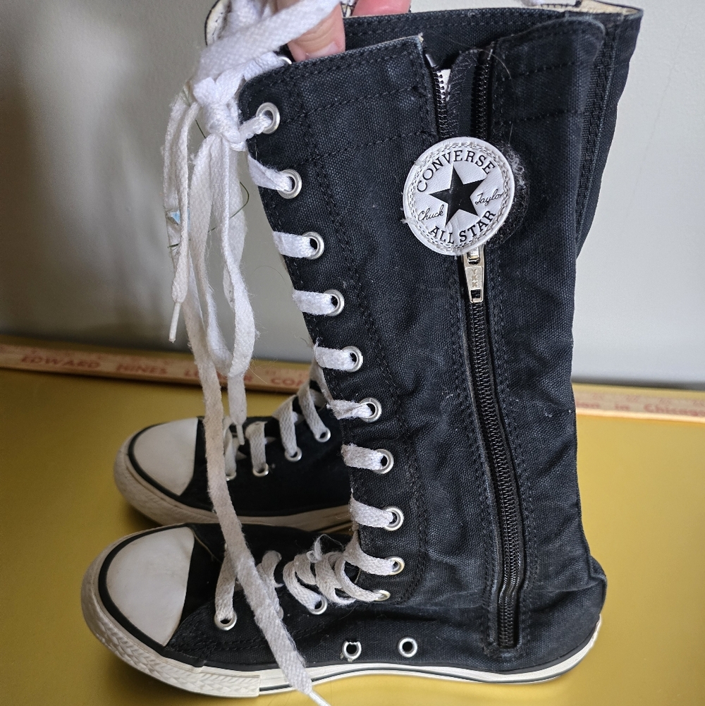 Converse All Star Black High-Top Lace-Up Boots